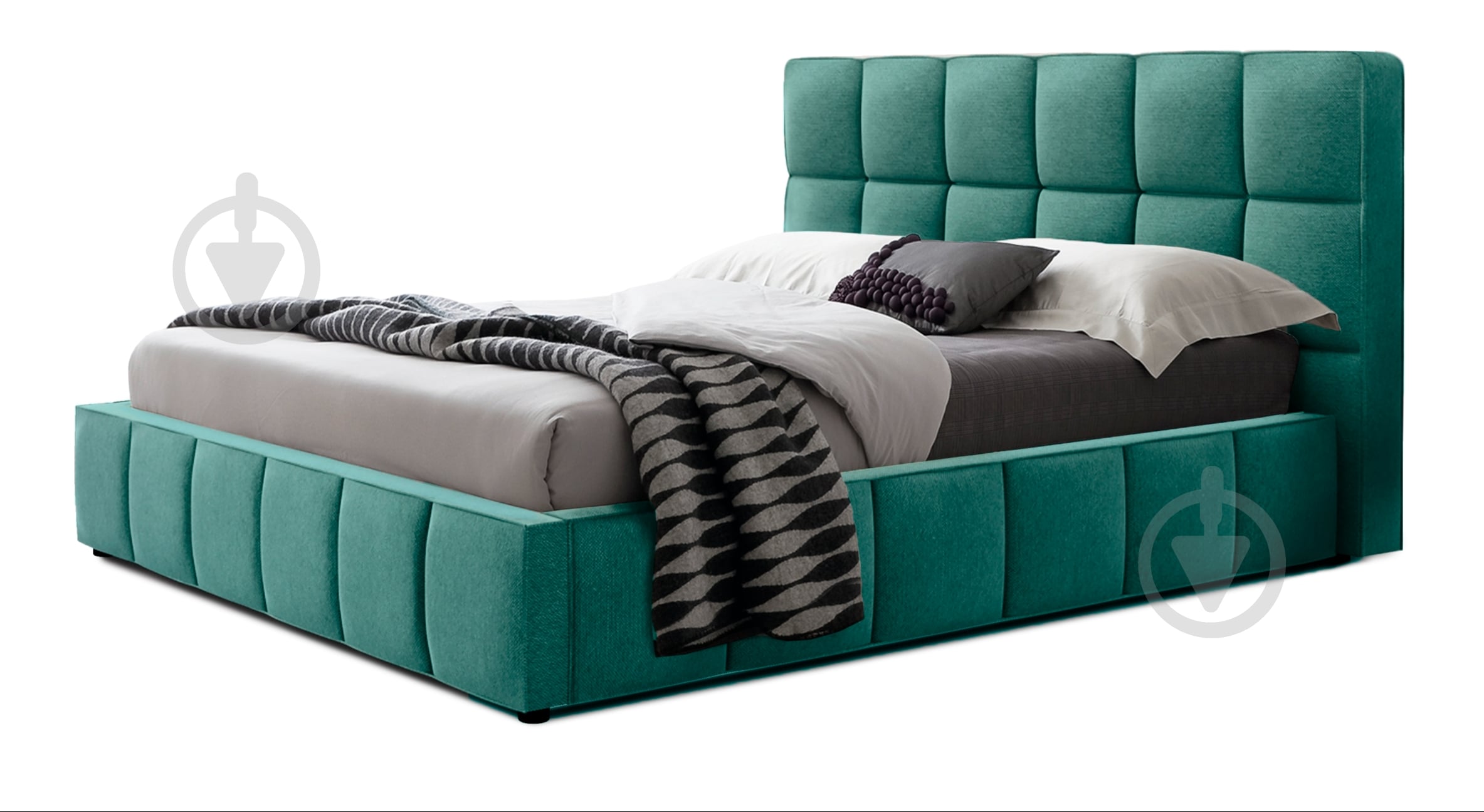 Кровать Green Sofa Техас-1 Флорида Emerald 120x200 см - фото 1 Кровать Green Sofa Техас-1 Флорида Emerald 120x200 см - фото 1