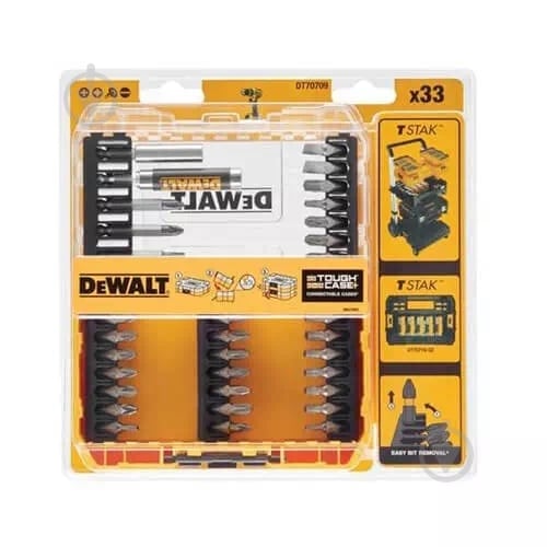 Набор бит DeWalt DT70709 33 шт. DT70709 - фото 2 Набор бит DeWalt DT70709 33 шт. DT70709 - фото 2