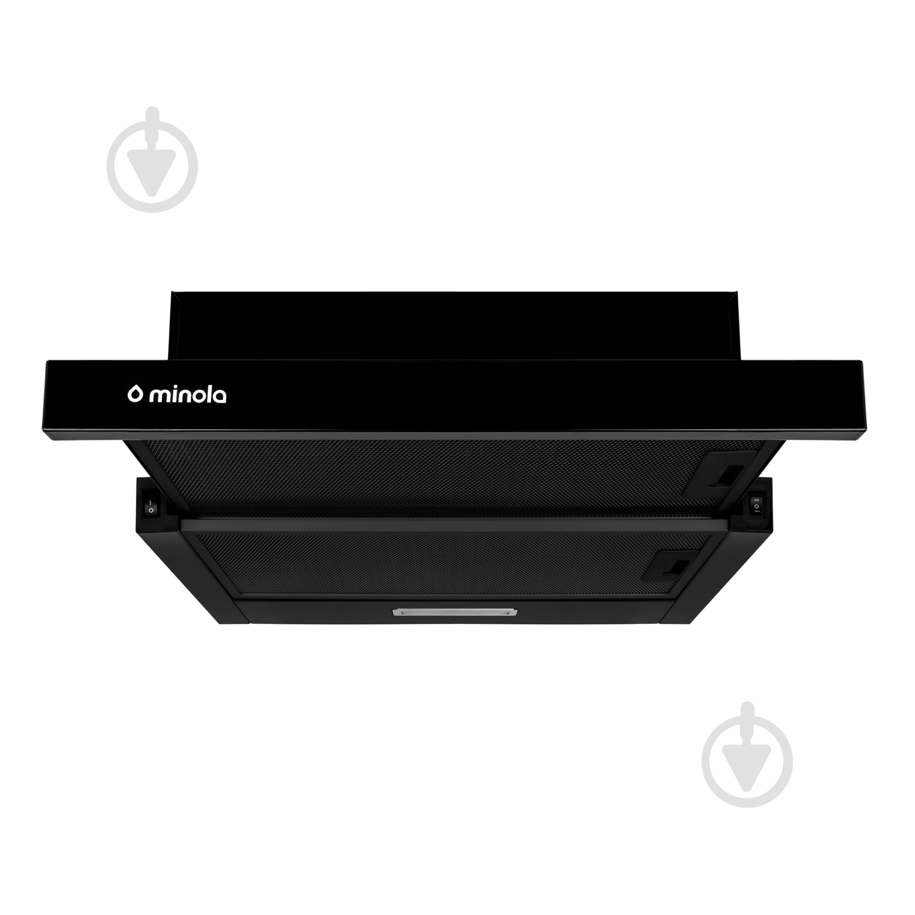 Вытяжка Minola HTL 5214 BLF 700 LED телескопическая - фото 1