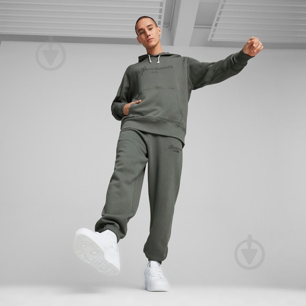 Джемпер Puma CLASSICS+ HOODIE 62427580 р.S серый - фото 3