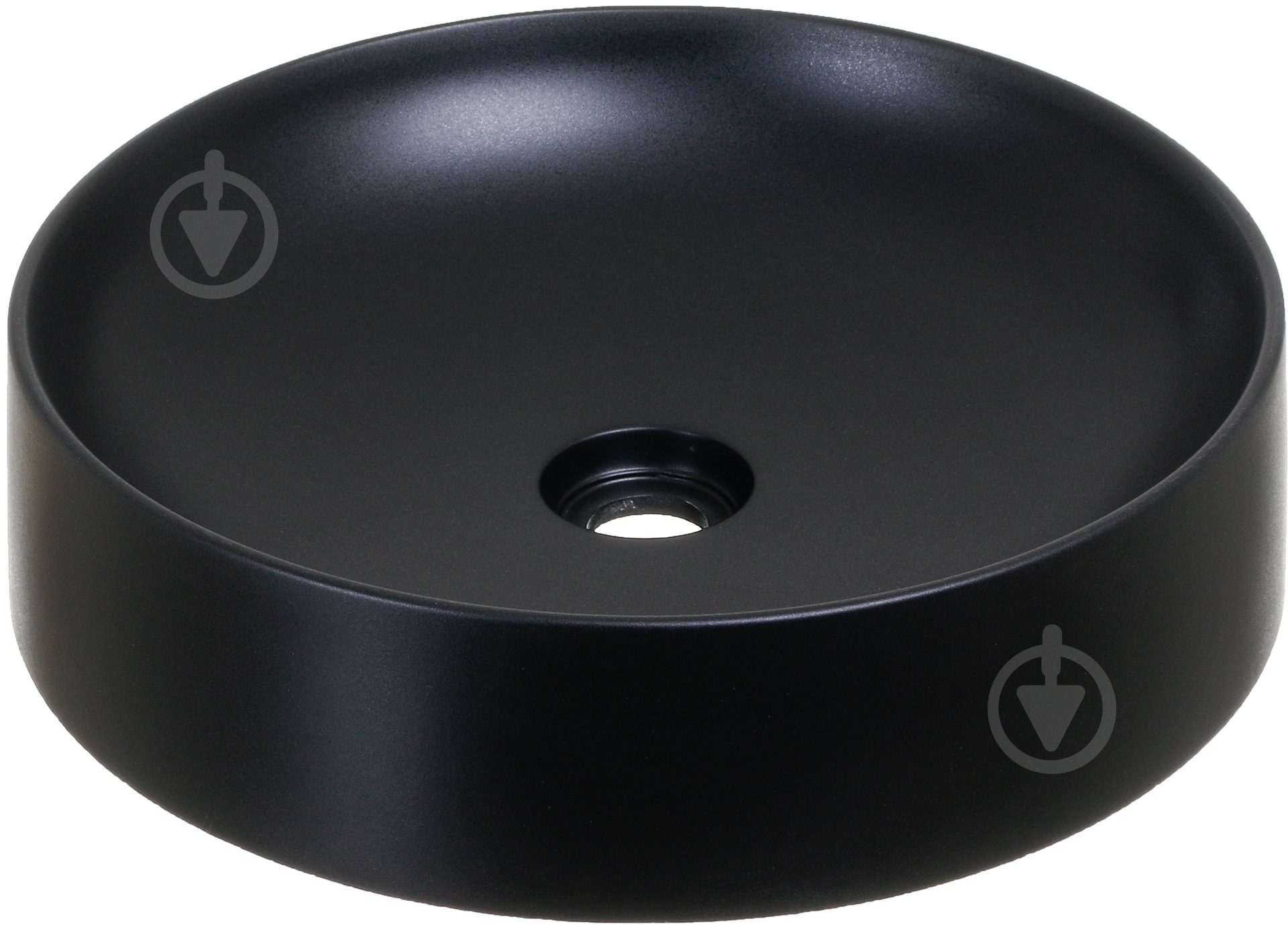 Умывальник ScandiSPA Girare Black 43,5x43,5 см - фото 1