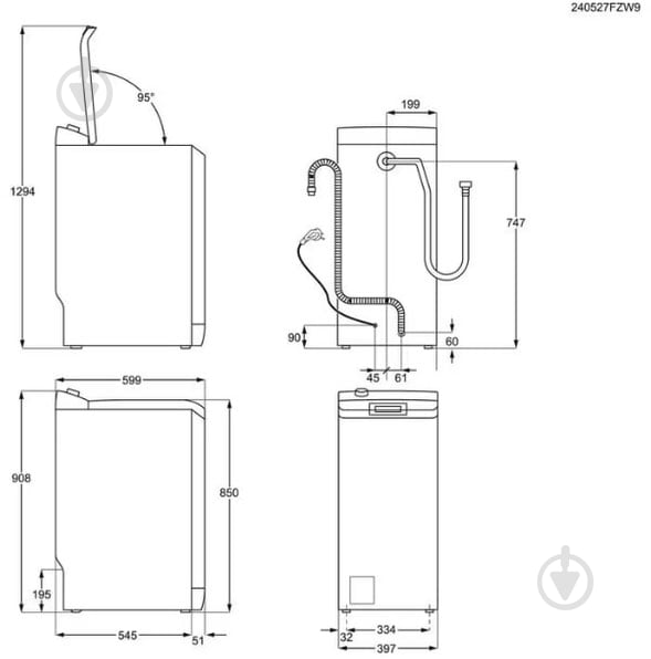 Стиральная машина AEG LTR8C373U - фото 7 Стиральная машина AEG LTR8C373U - фото 7