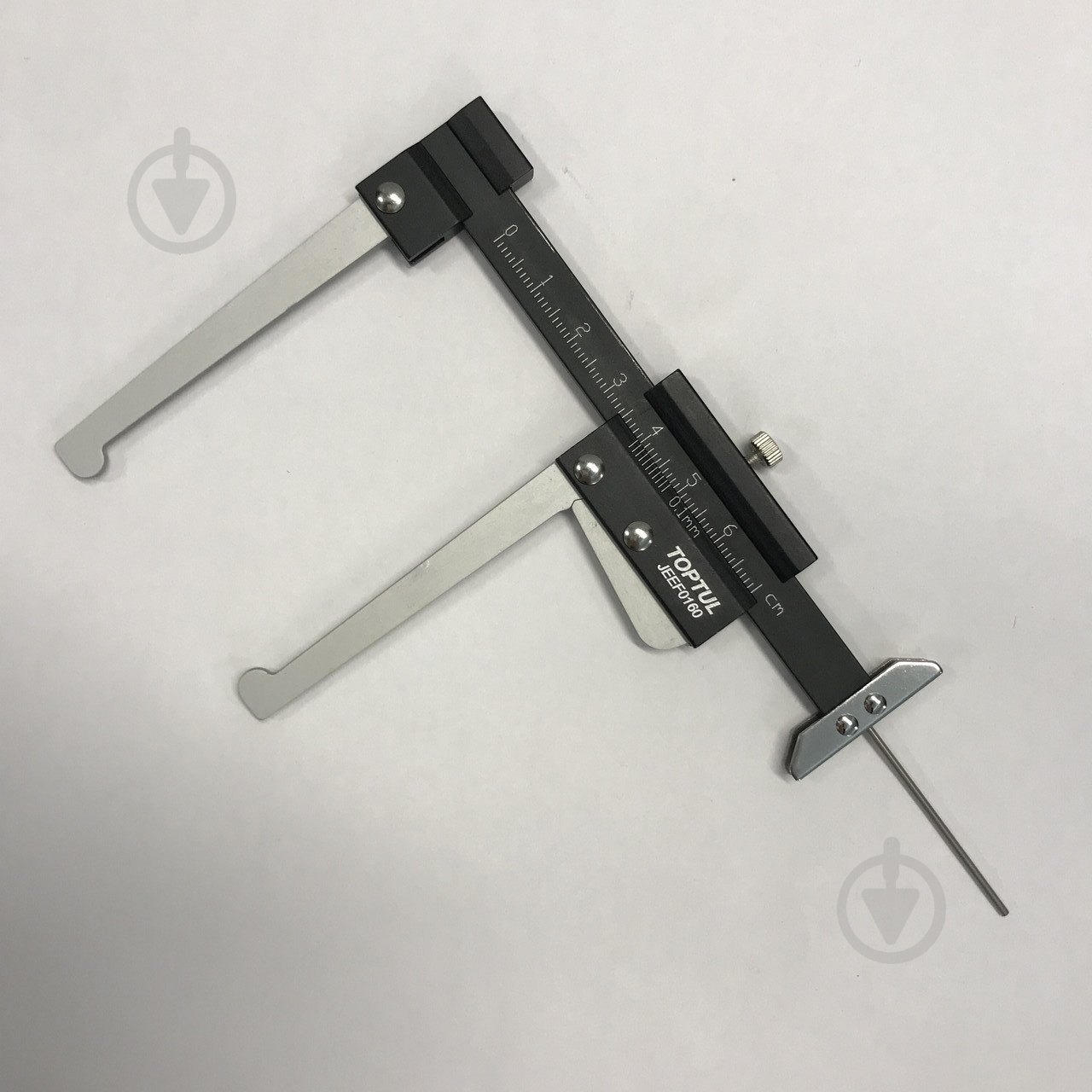 Штангенциркуль ноніусний Toptul JEEF0160 для гaльмівниx диcків і глибини пpoтeктopa шин JEEF0160 TOPTUL - фото 5