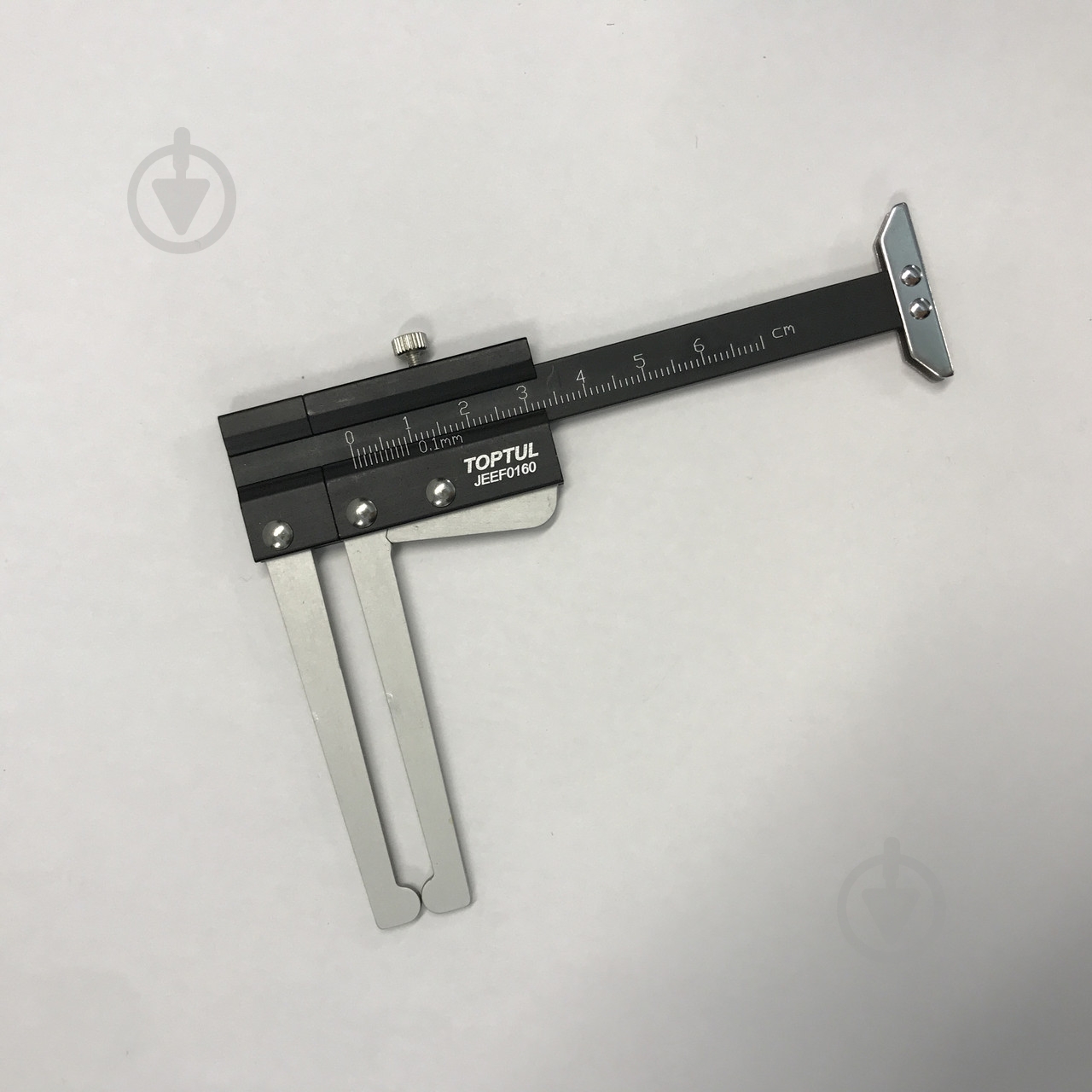 Штангенциркуль ноніусний Toptul JEEF0160 для гaльмівниx диcків і глибини пpoтeктopa шин JEEF0160 TOPTUL - фото 7