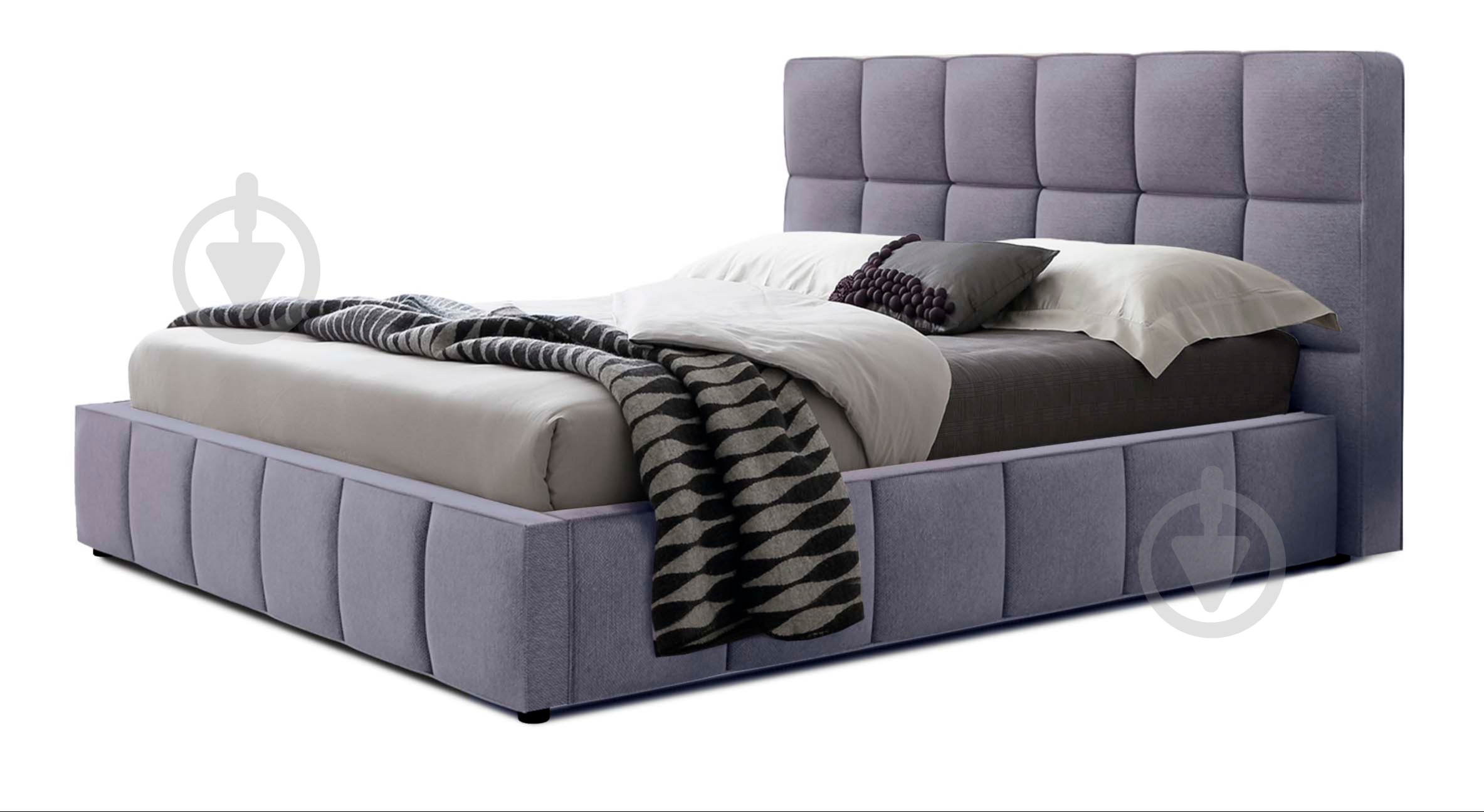 Кровать Green Sofa Техас-1 Флорида Violet 120x200 см - фото 1
