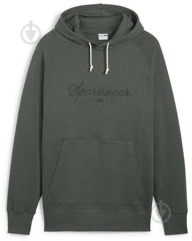 Джемпер Puma CLASSICS+ HOODIE 62427580 р.M серый - фото 5 Джемпер Puma CLASSICS+ HOODIE 62427580 р.M серый - фото 5