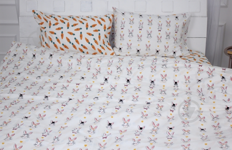Наволочка Ranforce Elite 17-0529 Bunnies white 70x70 см мульти MirSon - фото 1 Наволочка Ranforce Elite 17-0529 Bunnies white 70x70 см мульти MirSon - фото 1