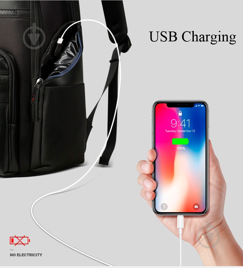 Рюкзак діловий Optima 851-014511 - фото 8