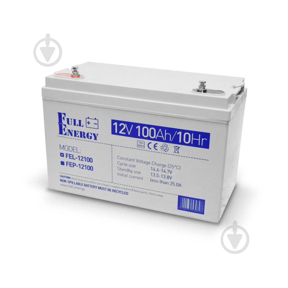 Батарея аккумуляторная для ИБП Full Energy гелевая FEL-12100 116128 - фото 1