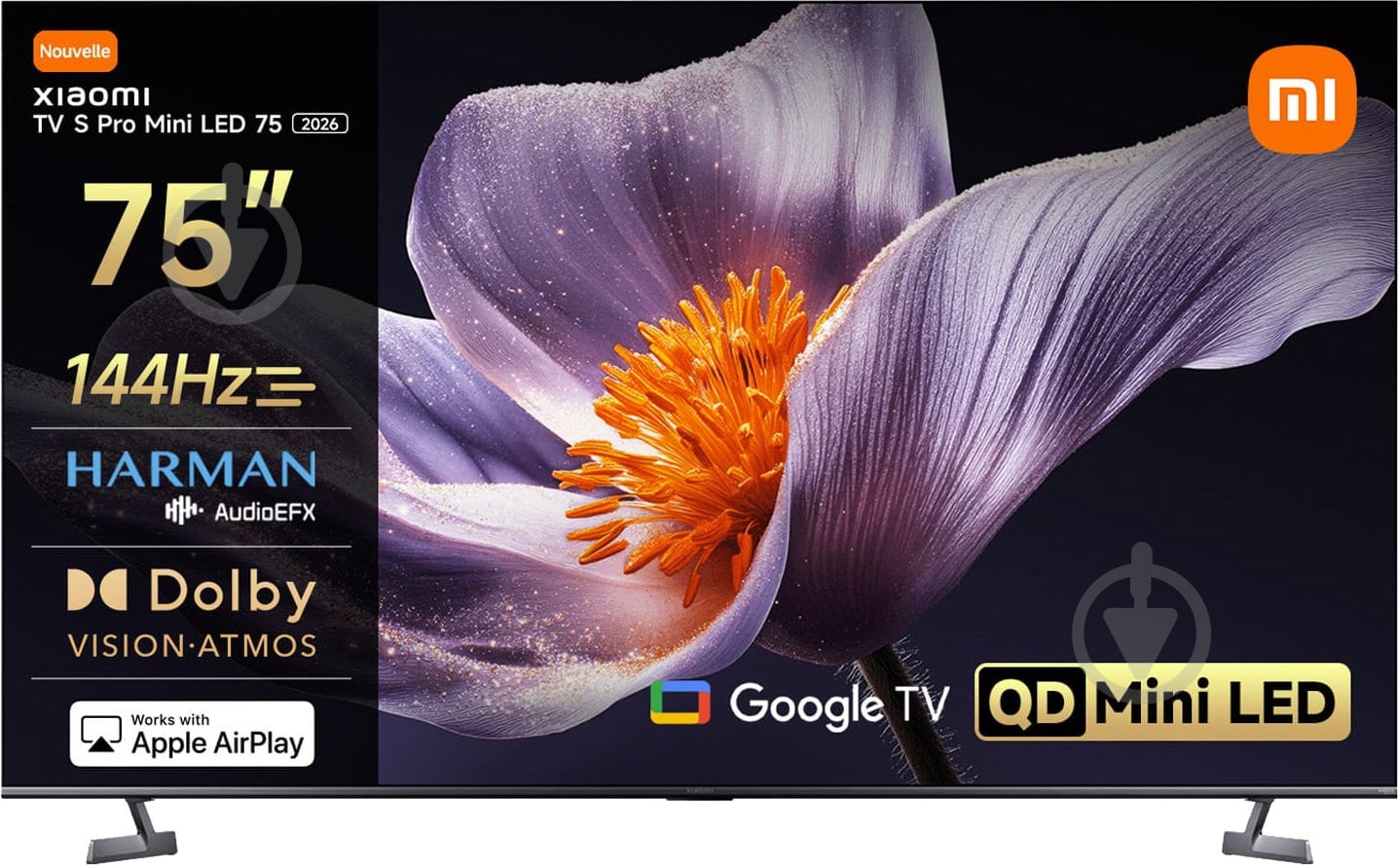 Телевізор Xiaomi TV S Pro Mini LED 75 L75MB-SME - фото 1