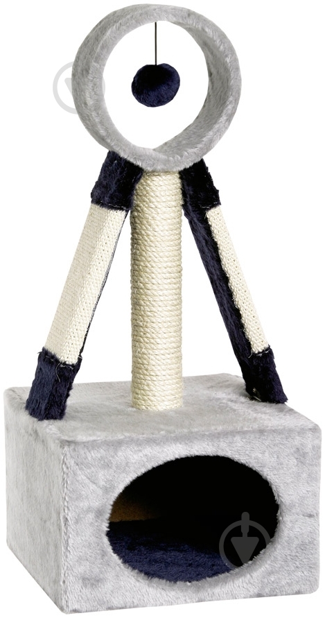 Когтеточка Karlie домик Tiny Tabby II 30х30х68 cм - фото 1