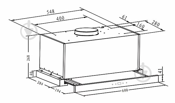 Витяжка Hansa OTP66511BGH - фото 2 Витяжка Hansa OTP66511BGH - фото 2