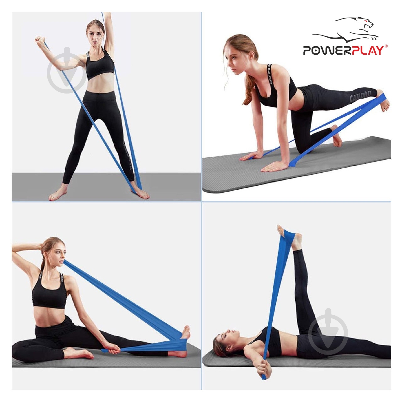 Лента-эспандер PowerPlay PP-4112 9 кг зеленый - фото 8