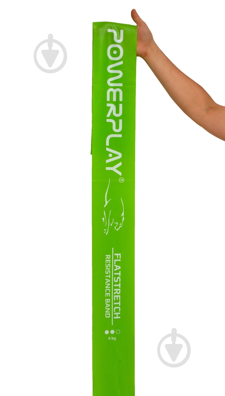 Лента-эспандер PowerPlay PP-4112 9 кг зеленый - фото 2
