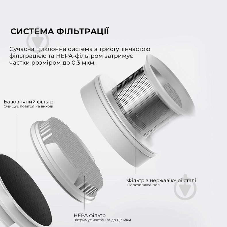Пилосос Deerma Vacuum Cleaner (DX1000W) 404294 blue - фото 18