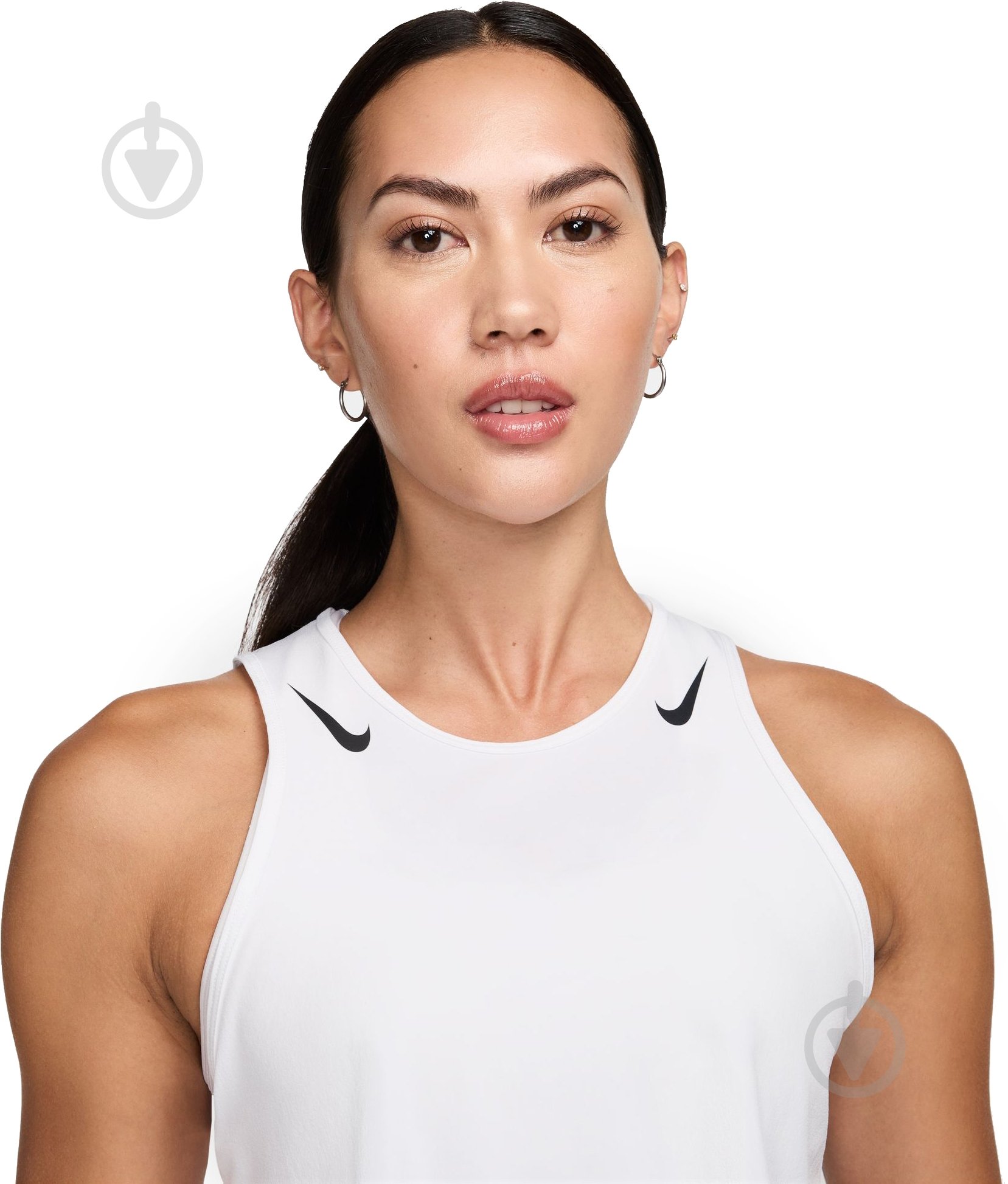 Майка Nike NK ARSWFT DFADV CROP TANK FN2713-100 р.M белый - фото 3