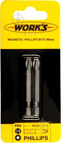 Бита Work's PH2X50 2 шт. - фото 2