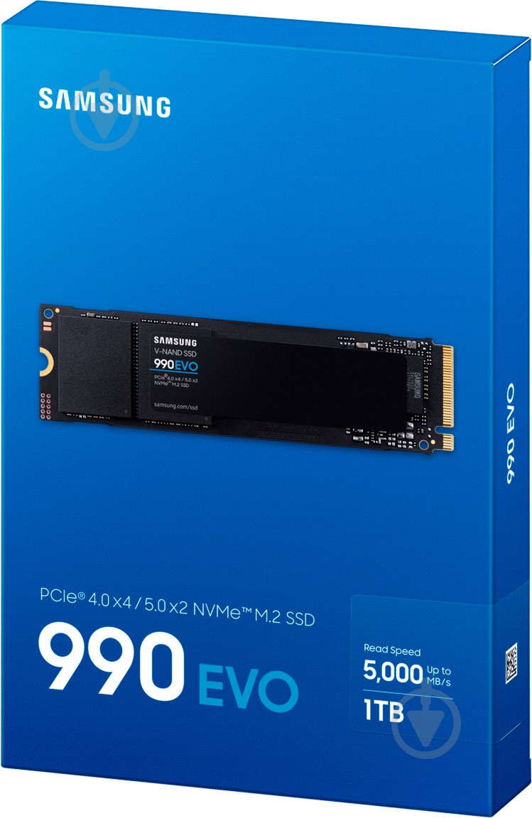 SSD-накопитель Samsung 990EVO 1000GB M.2 PCI Express 4.0 x4 3D NAND (MZ-V9E1T0BW) - фото 7 SSD-накопитель Samsung 990EVO 1000GB M.2 PCI Express 4.0 x4 3D NAND (MZ-V9E1T0BW) - фото 7