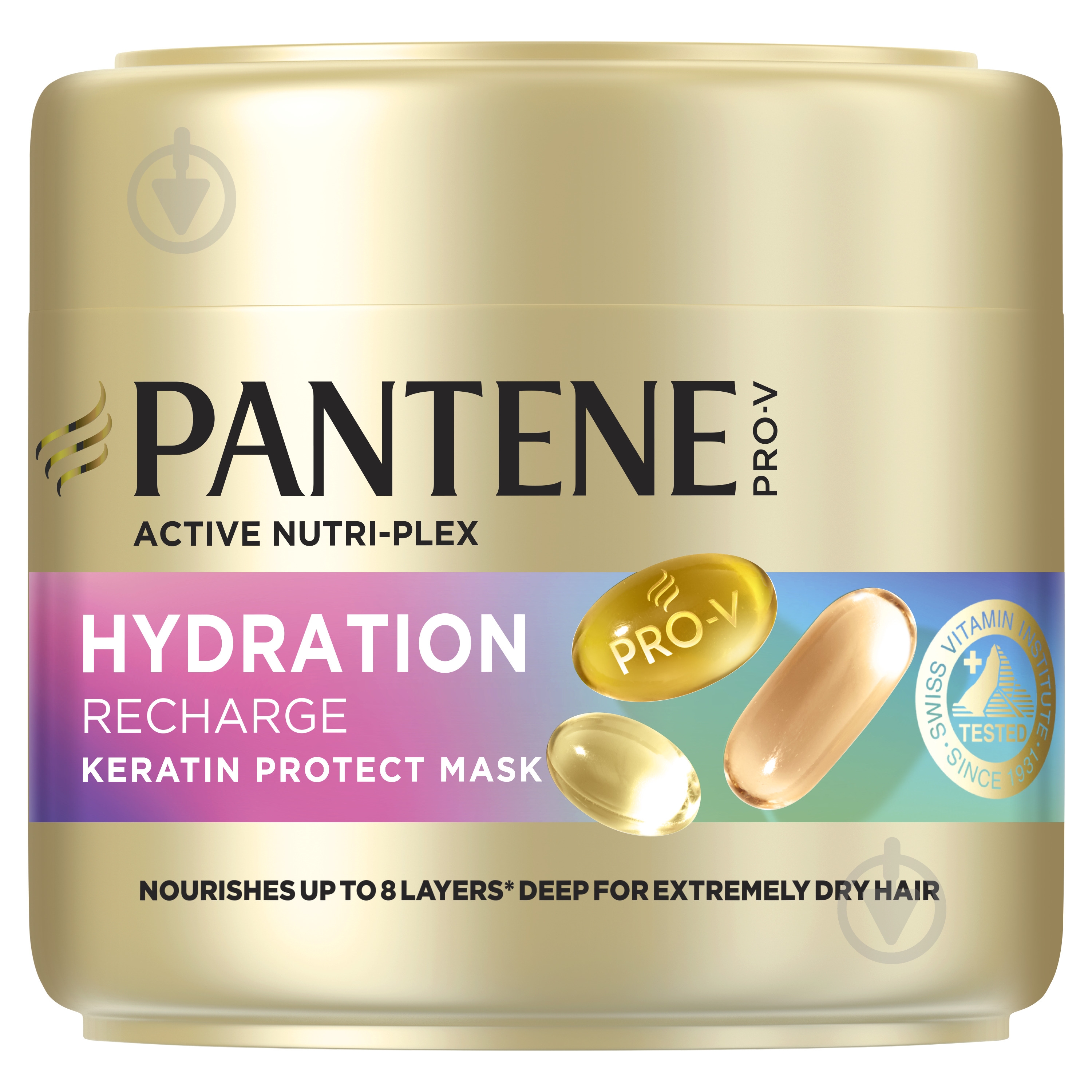 Маска Pantene Pro-V Hydration Recharge с кератином 300 мл - фото 2