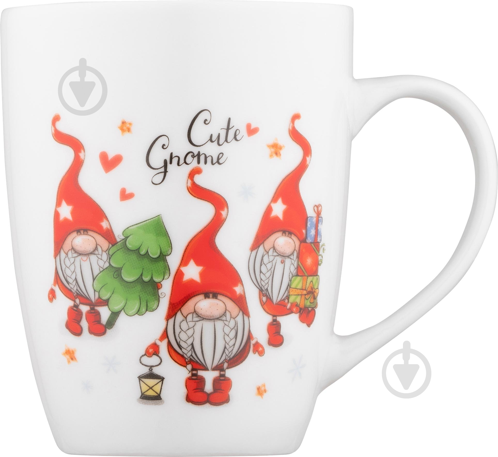 Чашка ARDESTO Gnomes 350 мл белая с рисунком AR3066 - фото 2