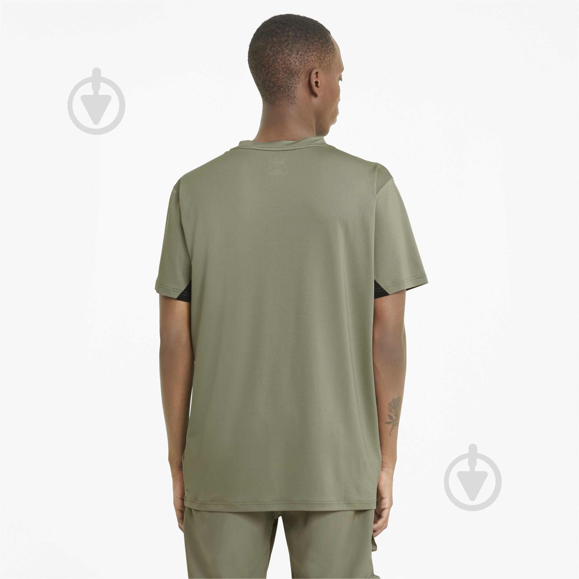 Футболка Puma TRAIN VENT SS TEE 52016473 р.XL хаки - фото 4