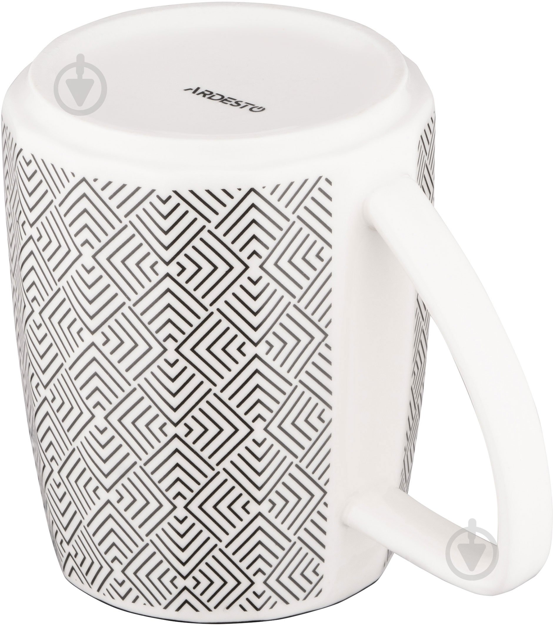 Чашка Ardesto Lamberto 360 мл бело-серая AR3050 - фото 5 Чашка Ardesto Lamberto 360 мл бело-серая AR3050 - фото 5