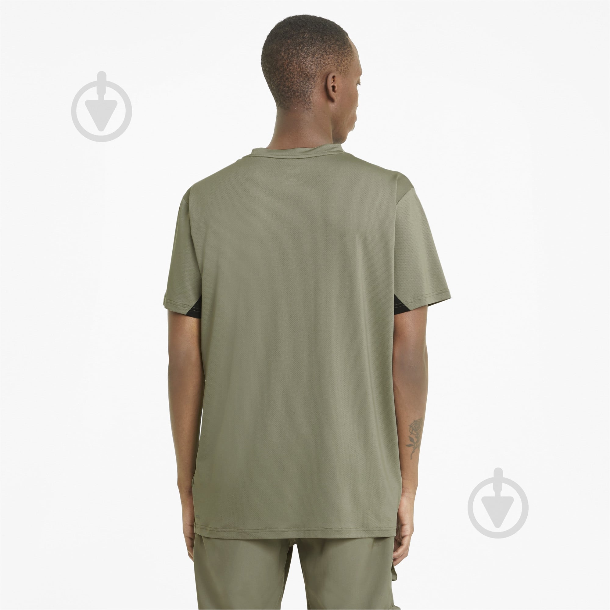 Футболка Puma TRAIN VENT SS TEE 52016473 р.2XL хаки - фото 4