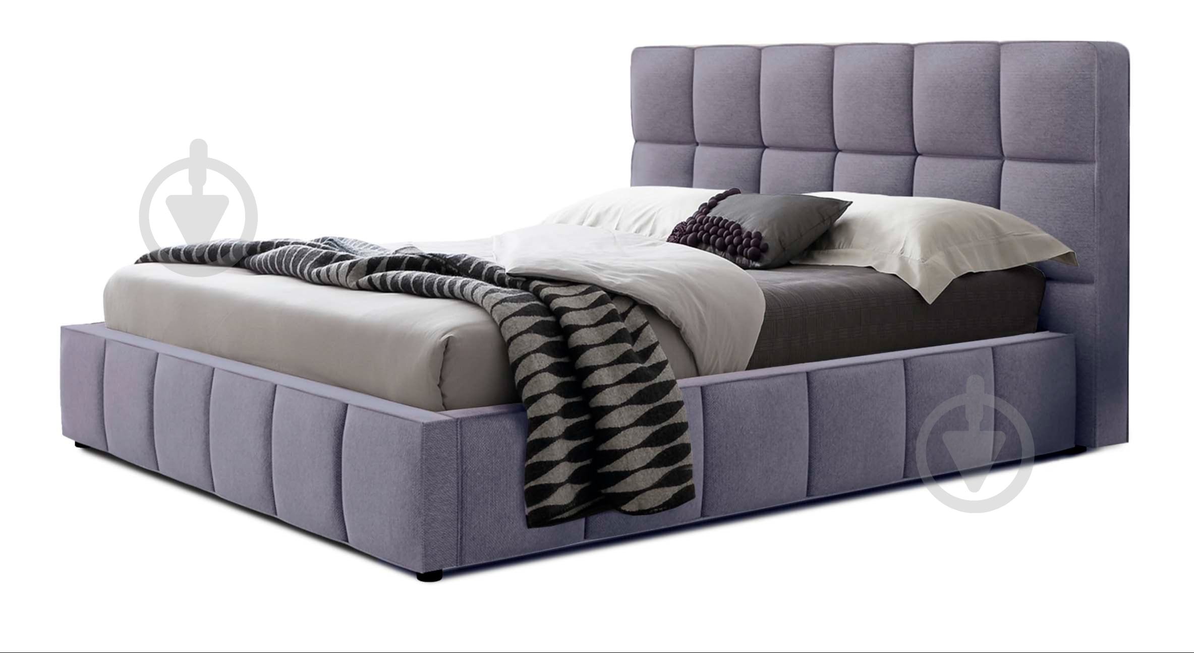 Кровать Green Sofa Техас-1 Флорида Violet 140x200 см - фото 1