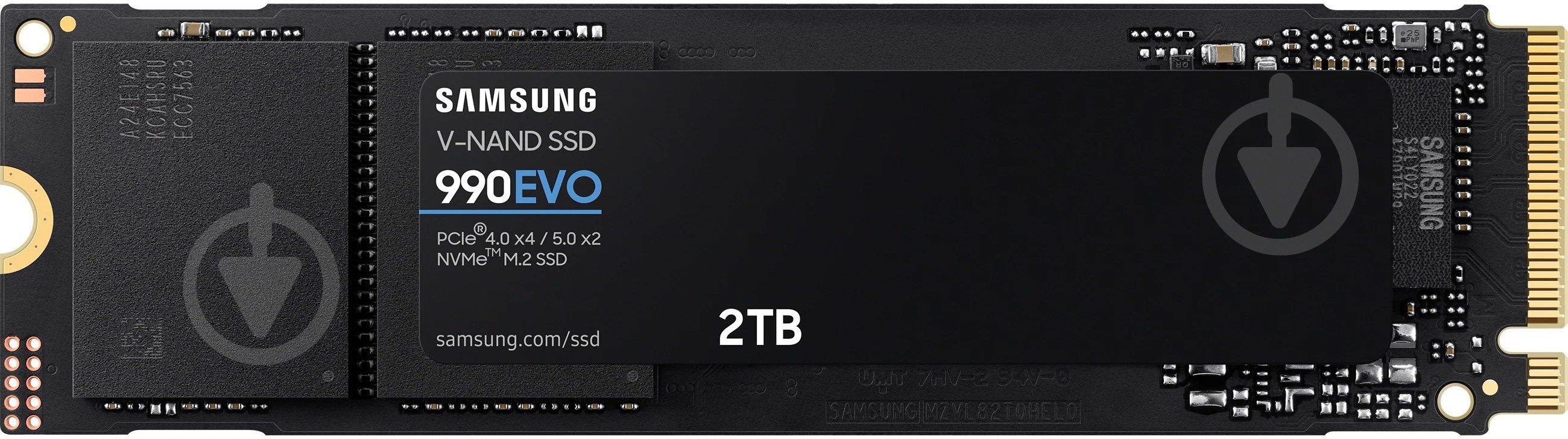 SSD-накопитель Samsung 990EVO 2000GB M.2 PCI Express 4.0 x4 3D NAND (MZ-V9E2T0BW) - фото 1