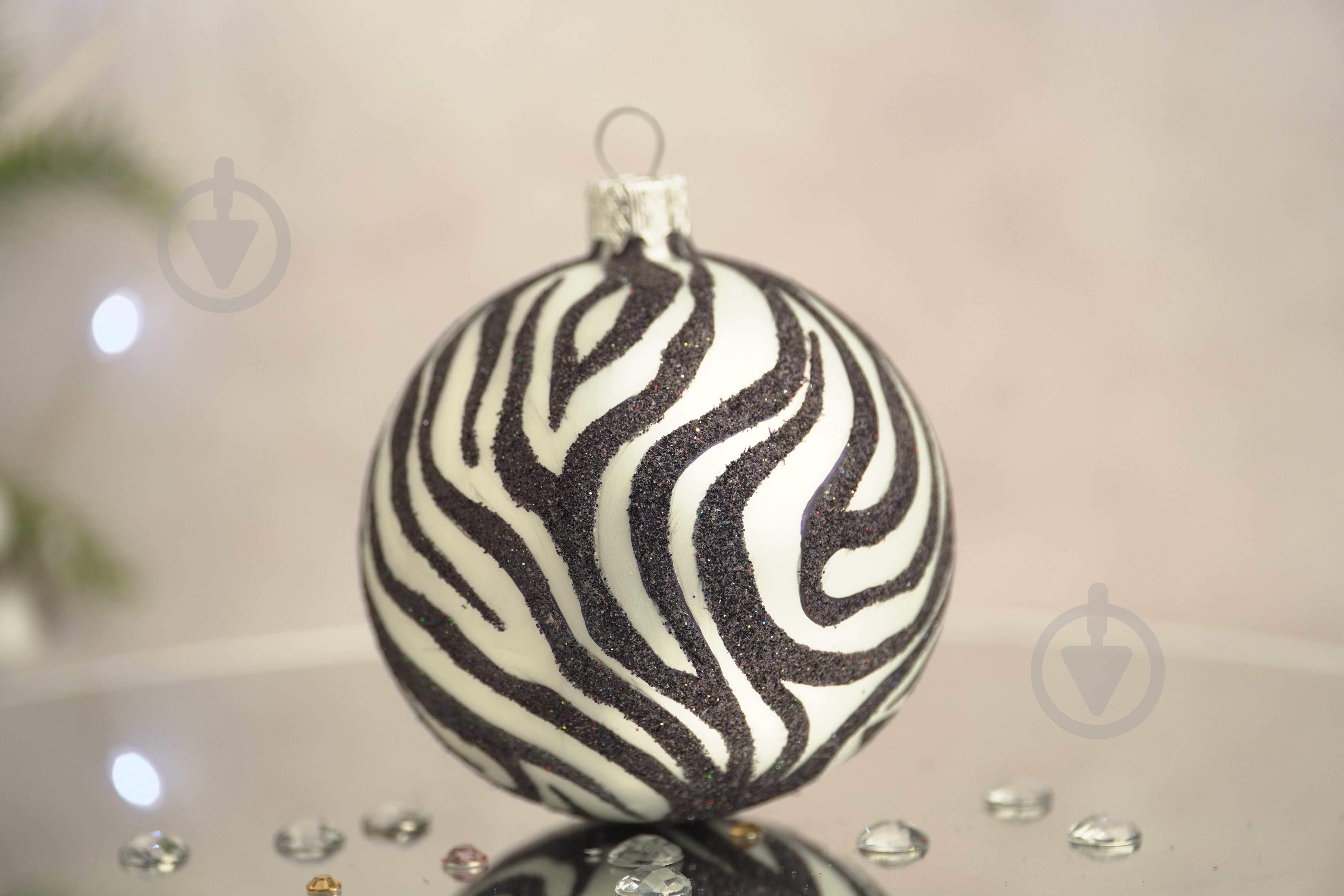 Набор елочных шаров Сафари d 85 мм 5 шт./уп. - фото 4 Набор елочных шаров Сафари d 85 мм 5 шт./уп. - фото 4