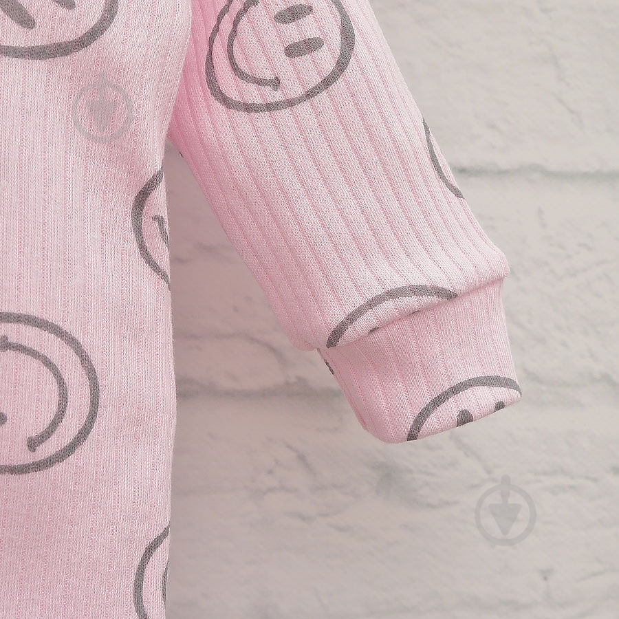 Комбинезон для девочки Blanka Смайлик р.62 розовый 110708 - фото 3