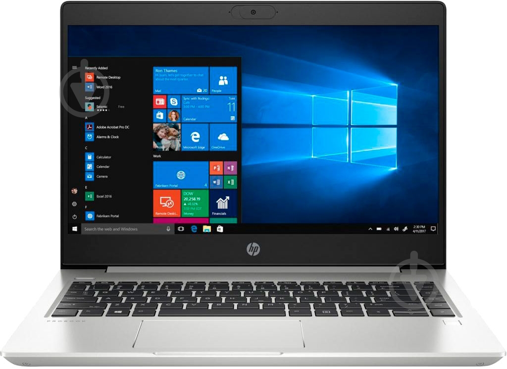 Ноутбук HP Probook 450 G7 15,6" (2D296EA) silver - фото 1