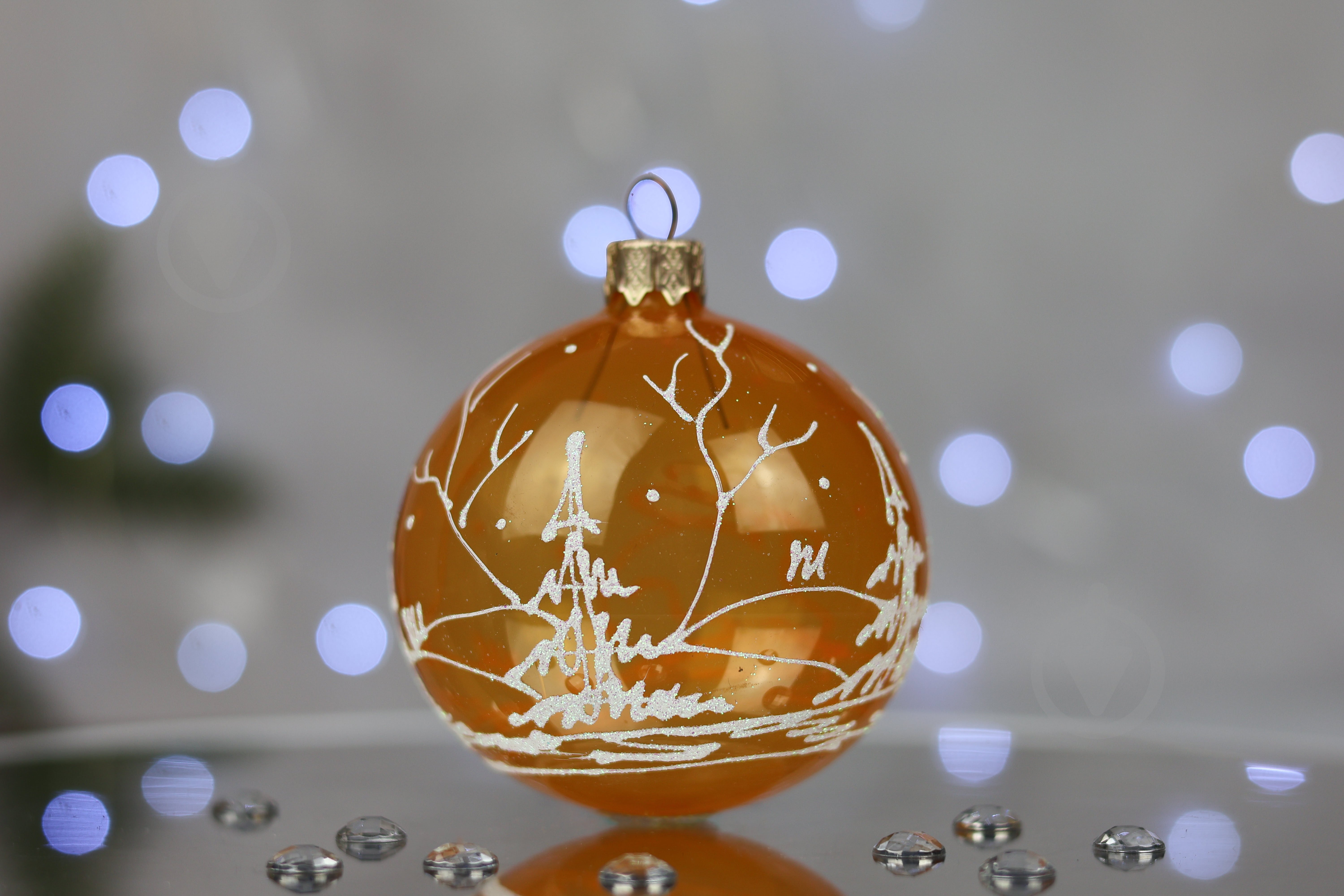 Куля ялинкова Заєць d 85 мм золото 7806723230792 - фото 3 Куля ялинкова Заєць d 85 мм золото 7806723230792 - фото 3