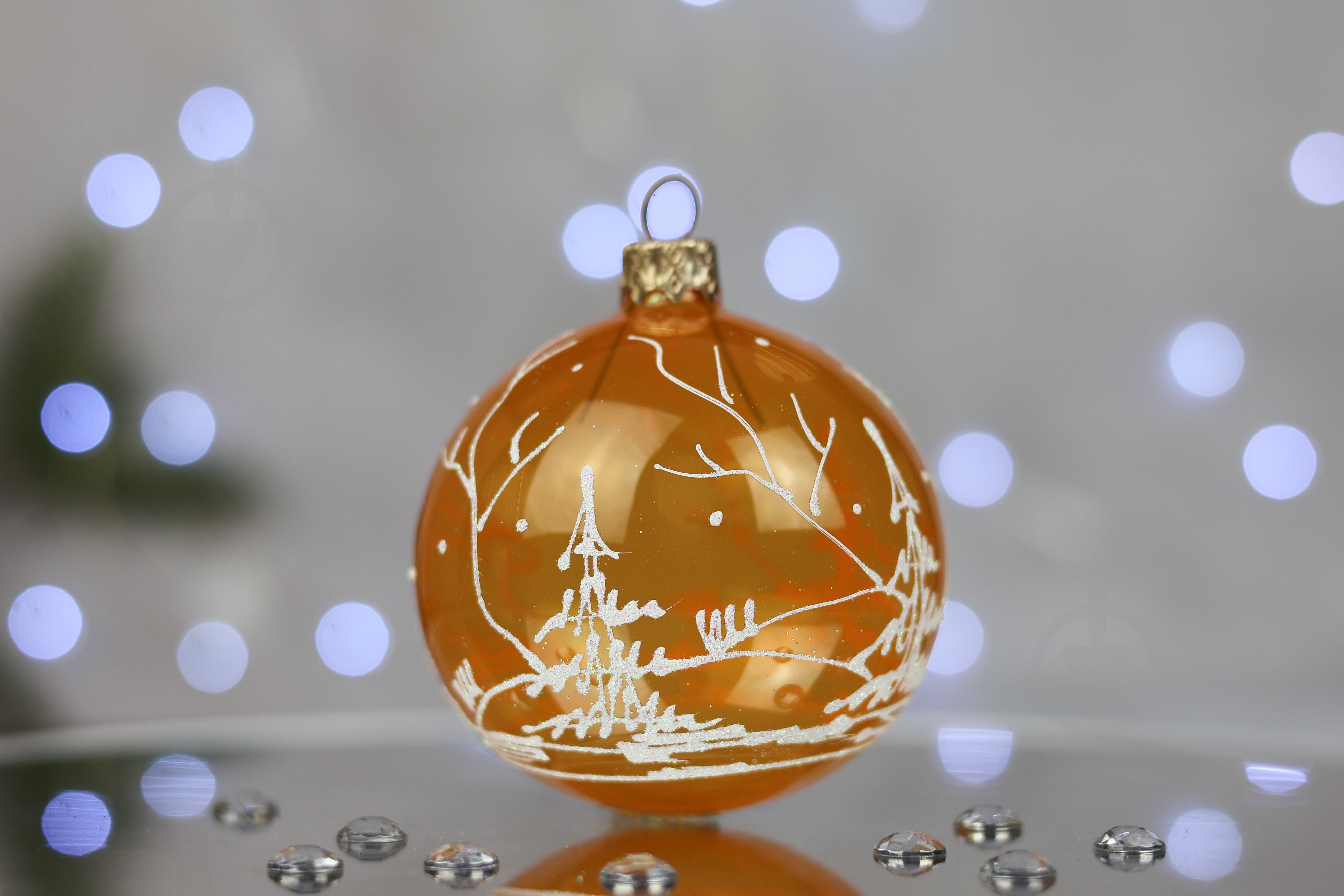 Куля ялинкова Заєць d 85 мм золото 7806723230792 - фото 4 Куля ялинкова Заєць d 85 мм золото 7806723230792 - фото 4