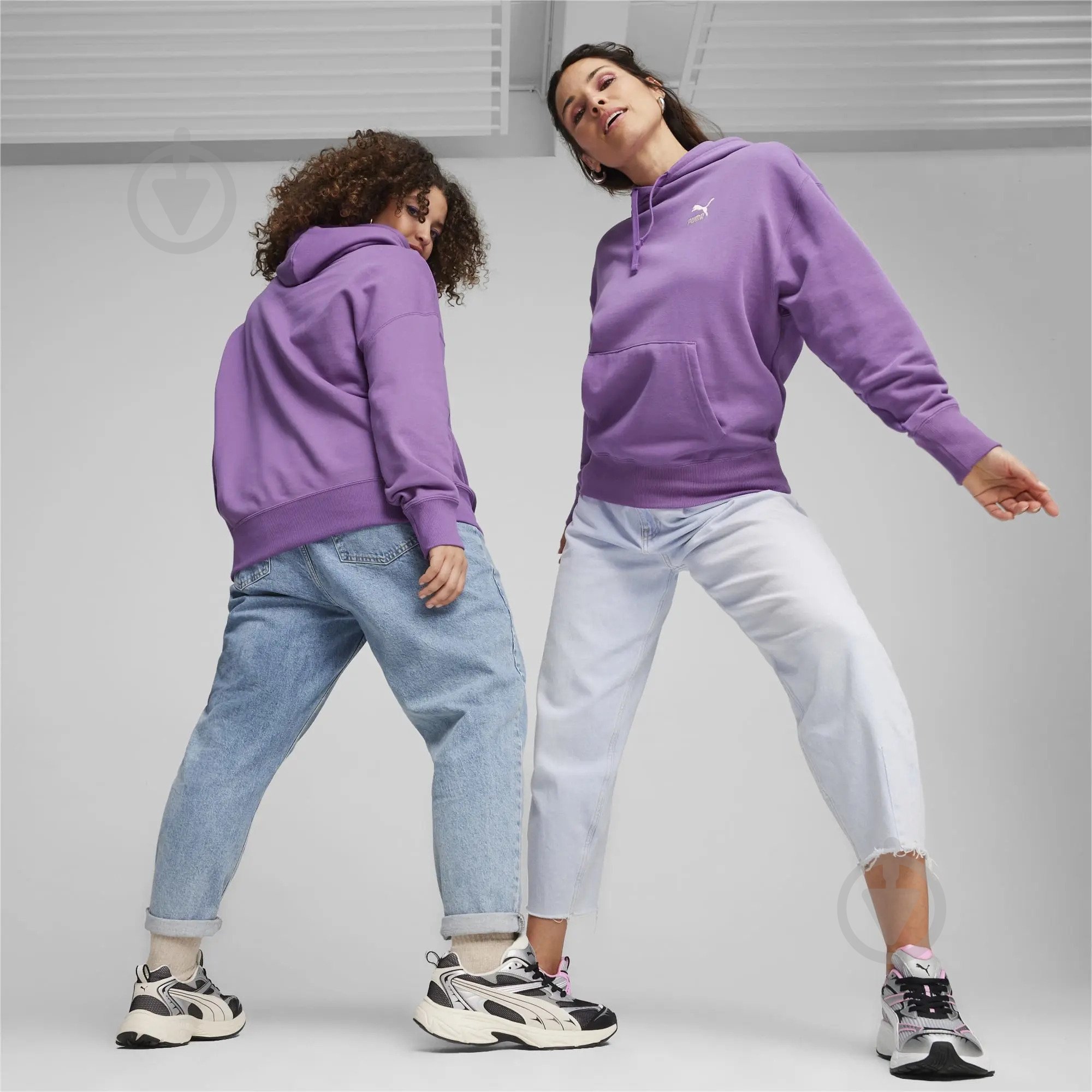 Джемпер Puma BETTER CLASSICS RELAXED HOODIE TR 62422750 р.M фиолетовый - фото 1