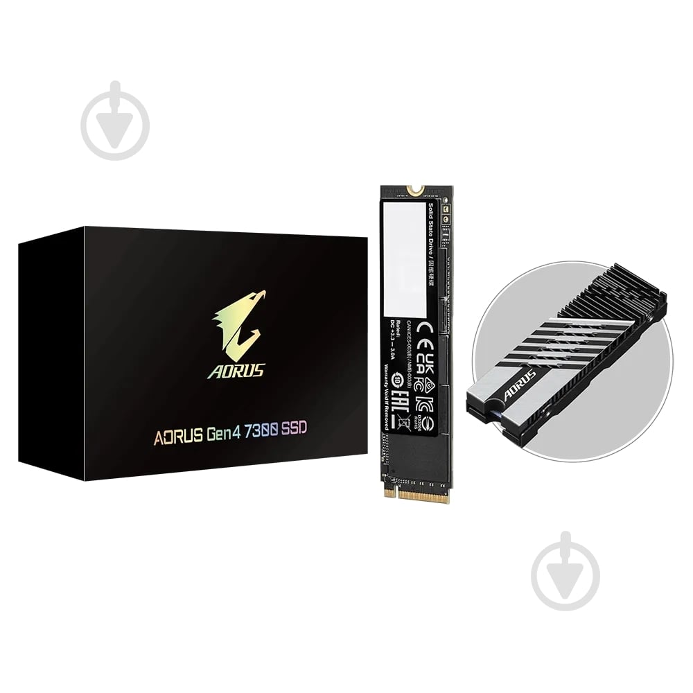 SSD-накопичувач Gigabyte AORUS 2000GB M.2 PCI Express 4.0 x4 3D NAND (AG4732TB) - фото 4 SSD-накопичувач Gigabyte AORUS 2000GB M.2 PCI Express 4.0 x4 3D NAND (AG4732TB) - фото 4