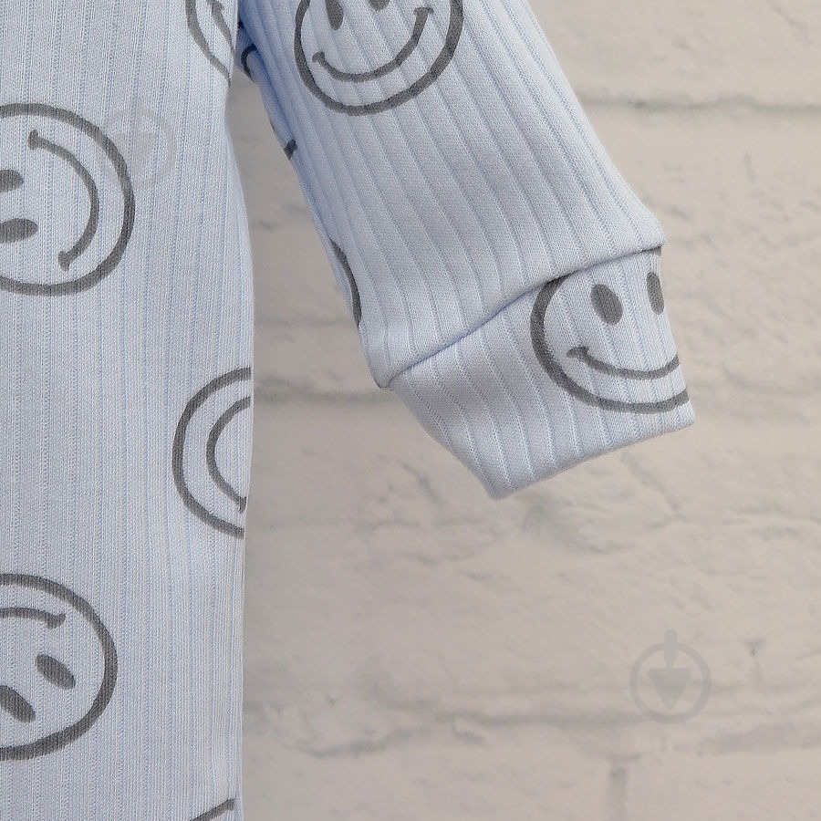 Комбінезон для хлопчика Blanka Смайлик р.62 блакитний 110709 - фото 3