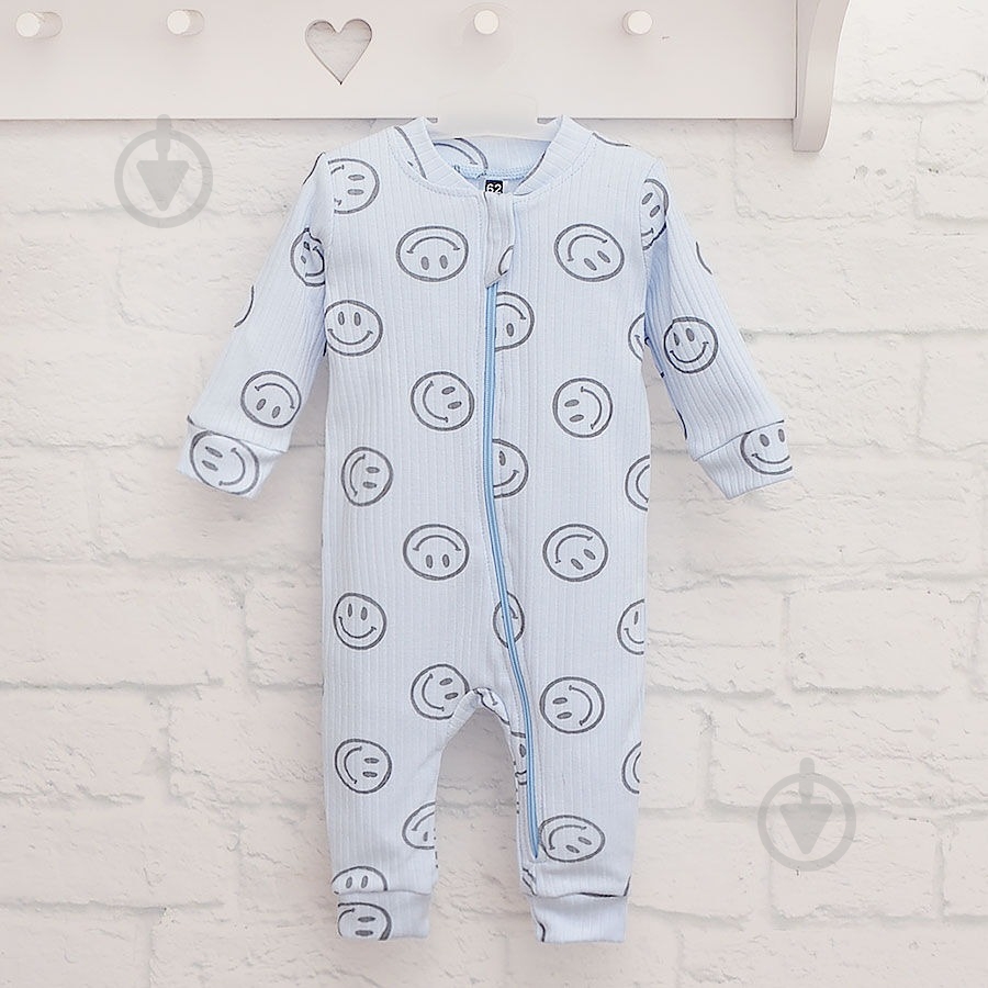 Комбінезон для хлопчика Blanka Смайлик р.62 блакитний 110709 - фото 1