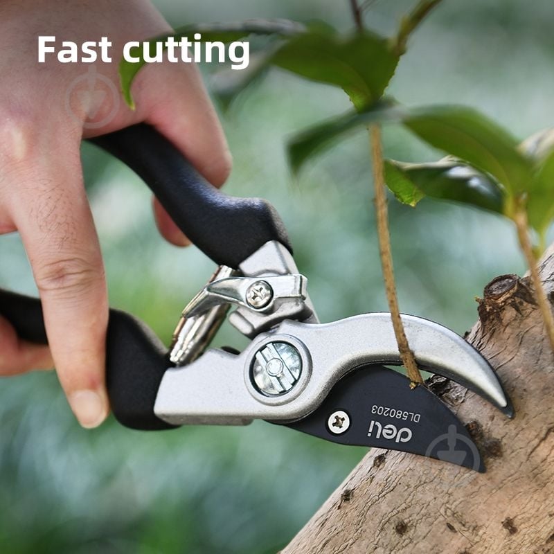 Секатор Deli Секатор 21 см EDL580203 (EDL580203) - фото 3