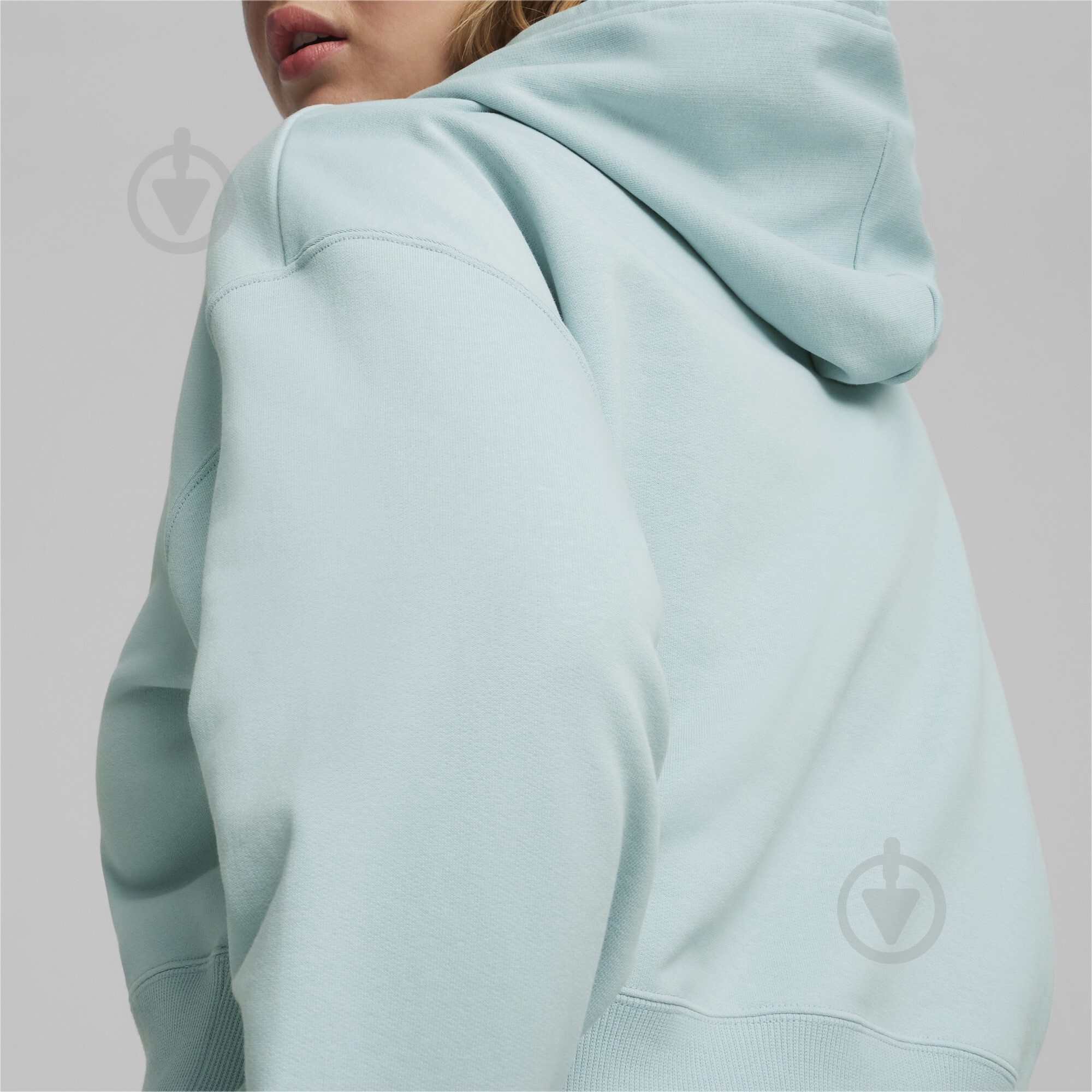 Джемпер Puma BETTER CLASSICS CROPPED HOODIE TR 62422922 р.M голубой - фото 5