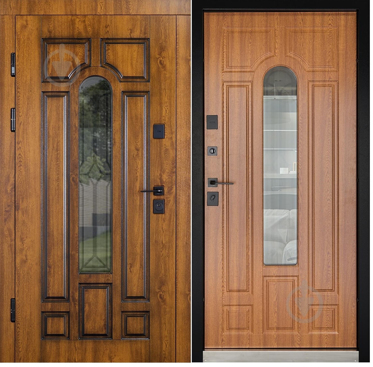 Двері вхідні Abwehr MG3 (487+487)(Vс)(СПЗ)(К55) 096L(ЗД+РТ)+(ЗД) NEW дуб золотий 2050x960 мм ліві - фото 1 Двері вхідні Abwehr MG3 (487+487)(Vс)(СПЗ)(К55) 096L(ЗД+РТ)+(ЗД) NEW дуб золотий 2050x960 мм ліві - фото 1