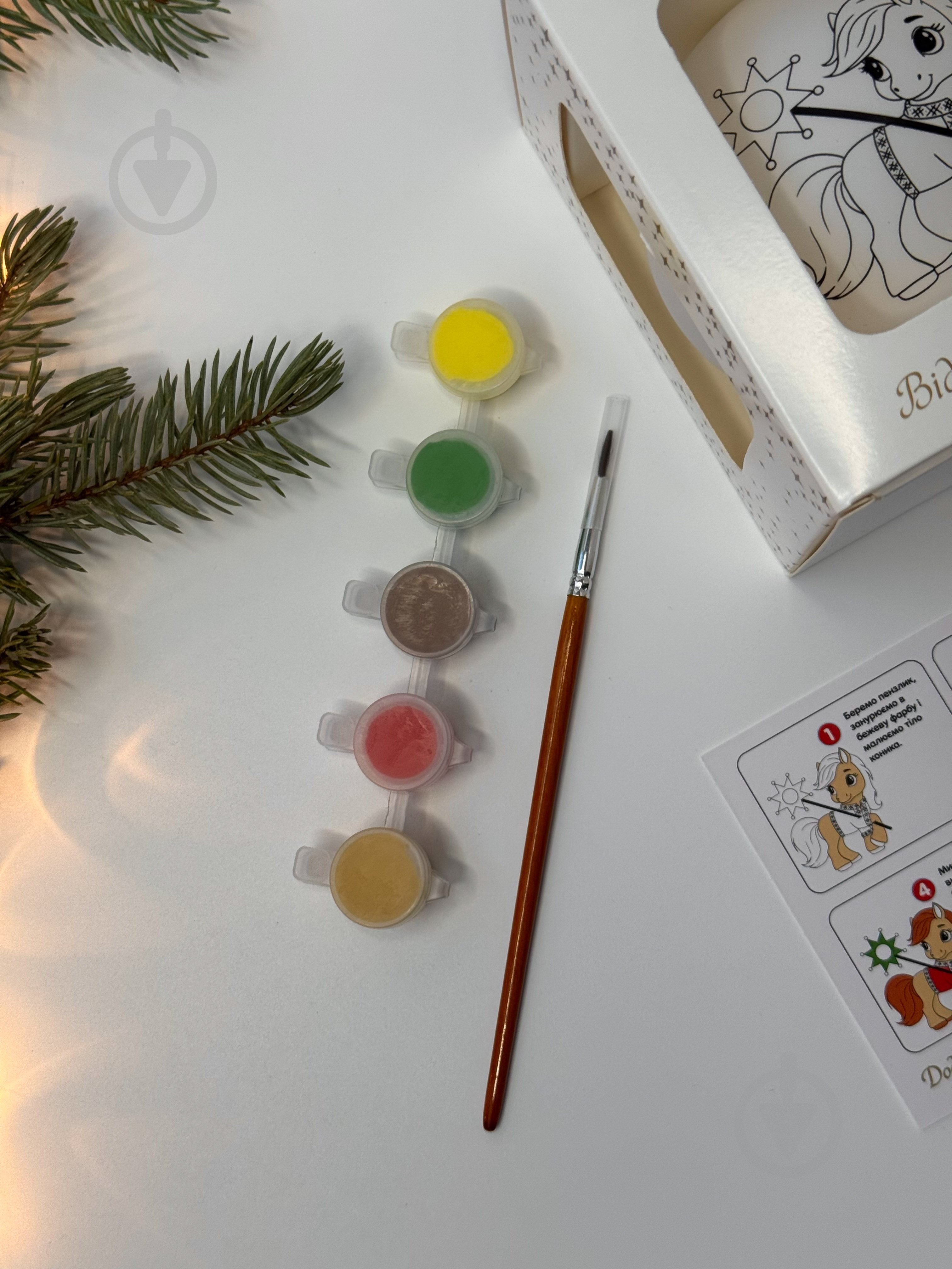 Набор для разрисовывания елочного шара "Символ 2026 года" - фото 4