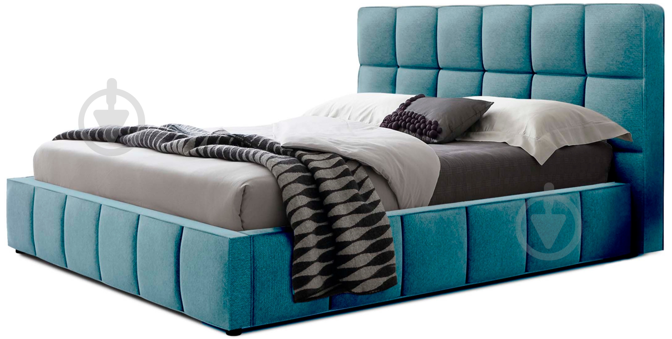 Кровать Green Sofa Техас-1 Флорида Ocean 160x200 см - фото 1