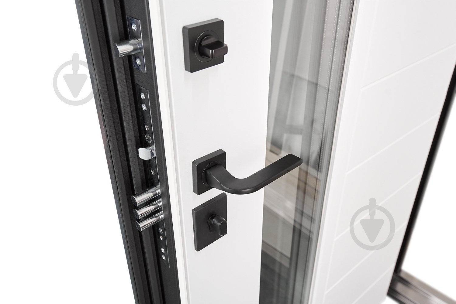 Дверь входная Abwehr MG3 (529+529)(Vв)(ВСМс)(СПЗ)096Л(7016n)+(Б) NEW RAL 7016 / белая текстура 2050x960 мм левая - фото 10