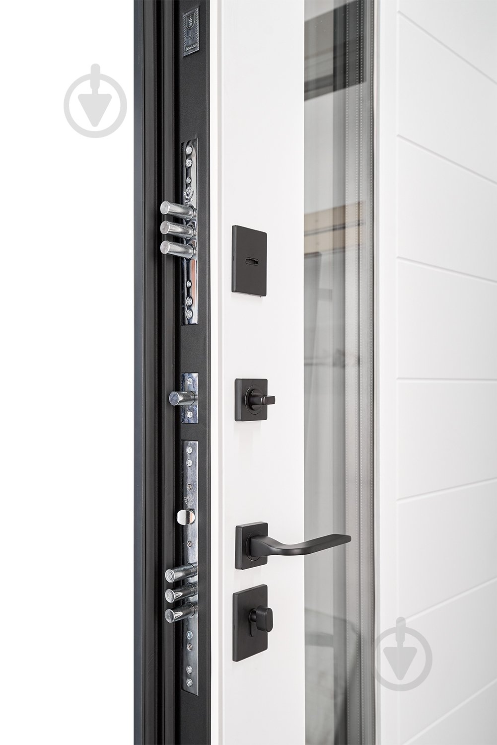 Дверь входная Abwehr MG3 (529+529)(Vв)(ВСМс)(СПЗ)096Л(7016n)+(Б) NEW RAL 7016 / белая текстура 2050x960 мм левая - фото 9