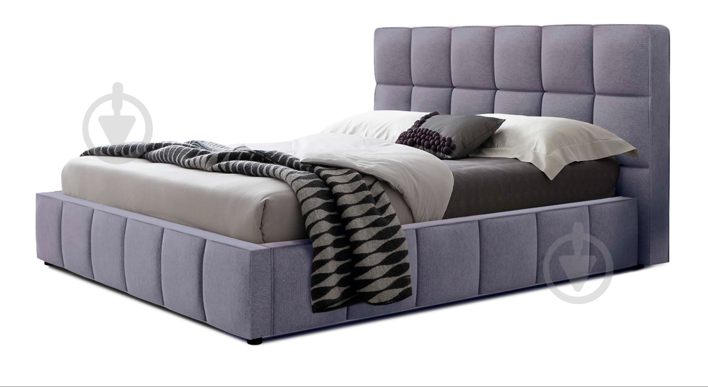 Кровать Green Sofa Техас-1 Флорида Violet 160x200 см - фото 1