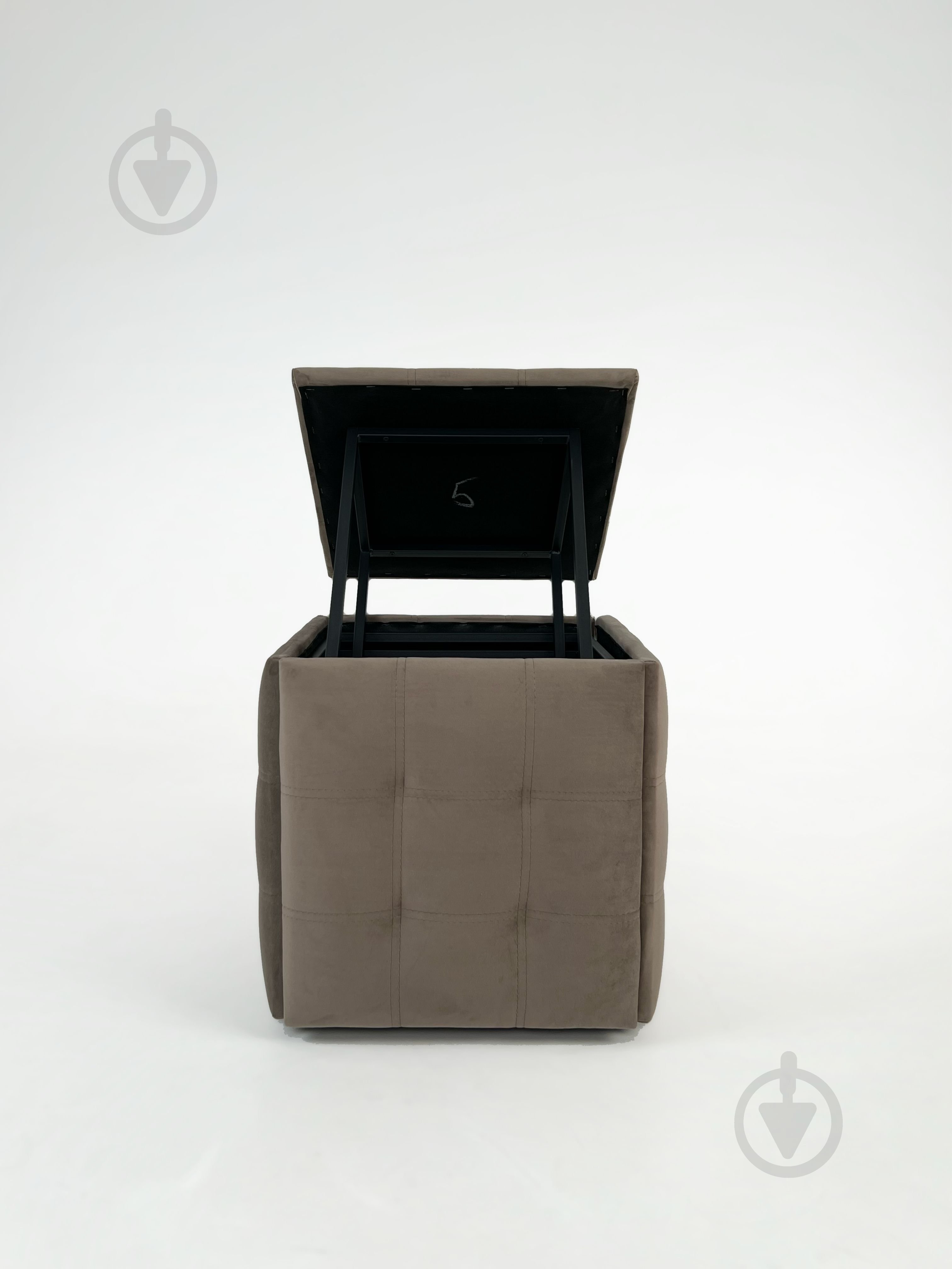 Пуф-трансформер TWINSANN 540х540 мм бежевый/черный (7) - фото 2