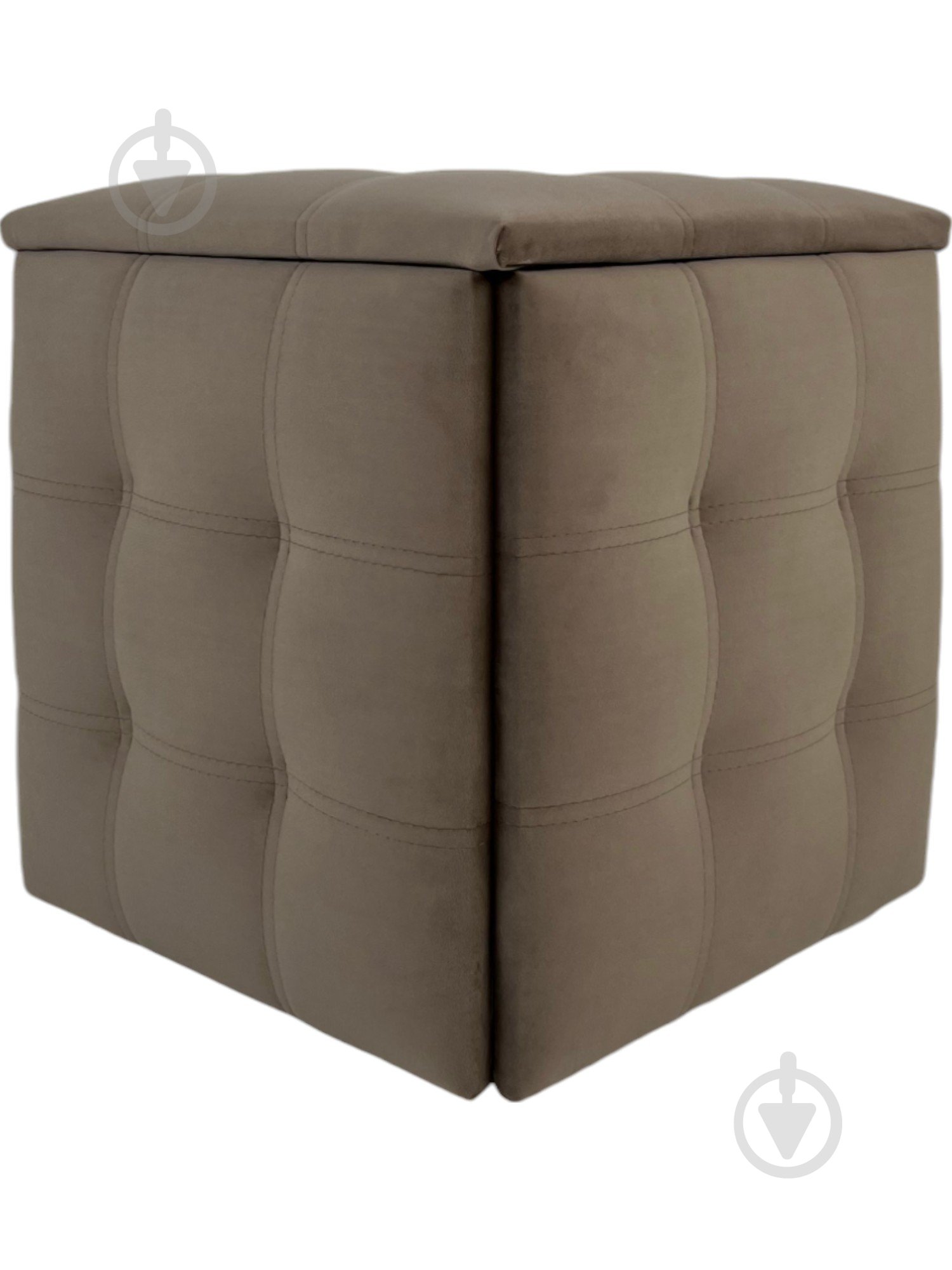 Пуф-трансформер TWINSANN 540х540 мм бежевый/черный (7) - фото 1