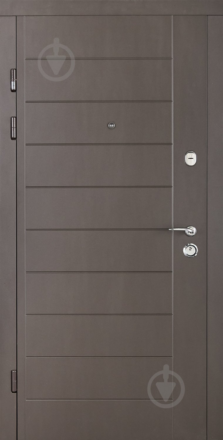 Дверь входная Abwehr АМ-462 086П (V) (ШБр+ДКфБ) Avers+Kale НЧ шагрень бронза / дуб кремовый 2050х860 мм правая - фото 2