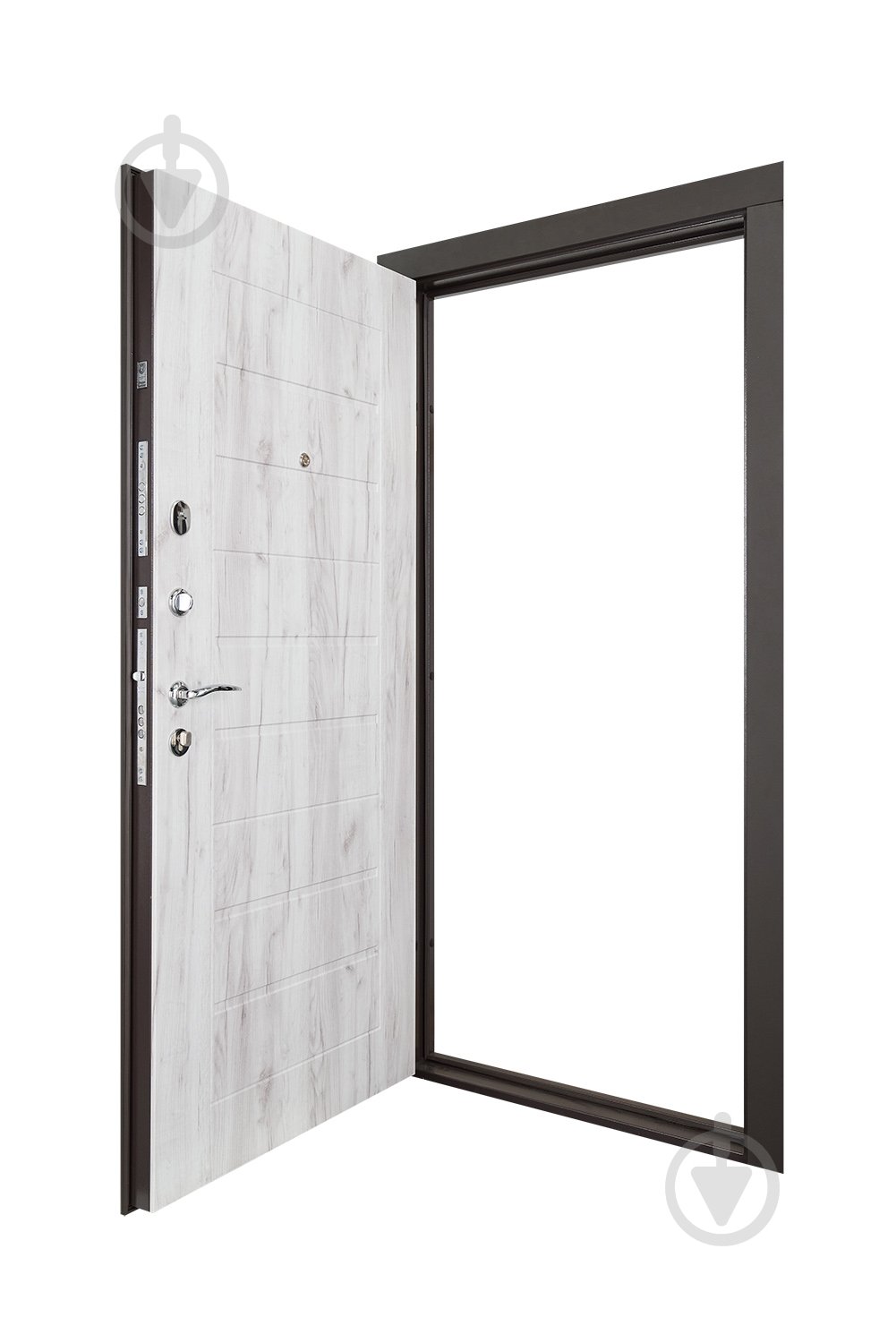 Дверь входная Abwehr АМ-462 086П (V) (ШБр+ДКфБ) Avers+Kale НЧ шагрень бронза / дуб кремовый 2050х860 мм правая - фото 8